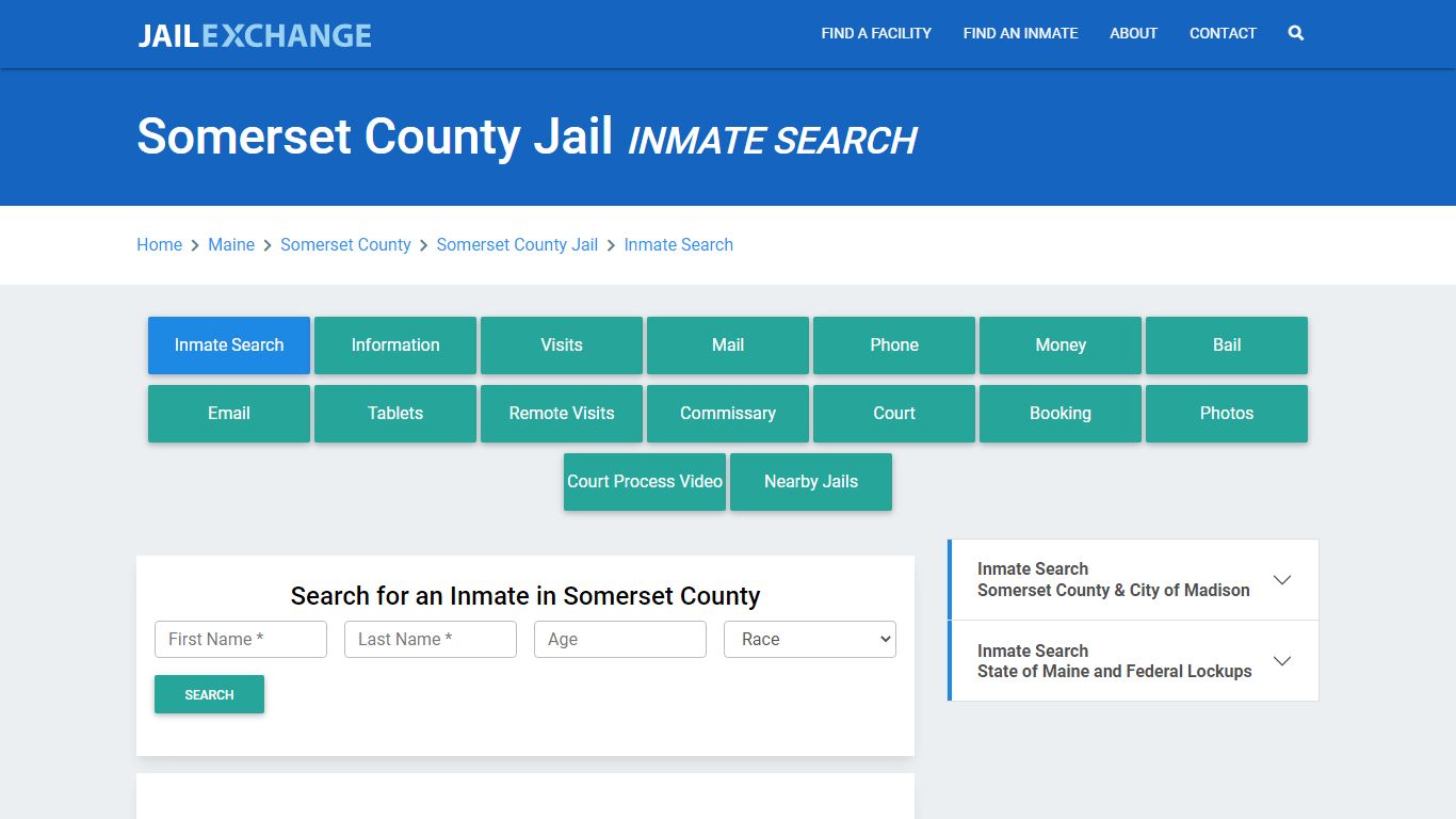 Somerset County Jail, ME Inmate Search: Roster & Mugshots - Jail Exchange